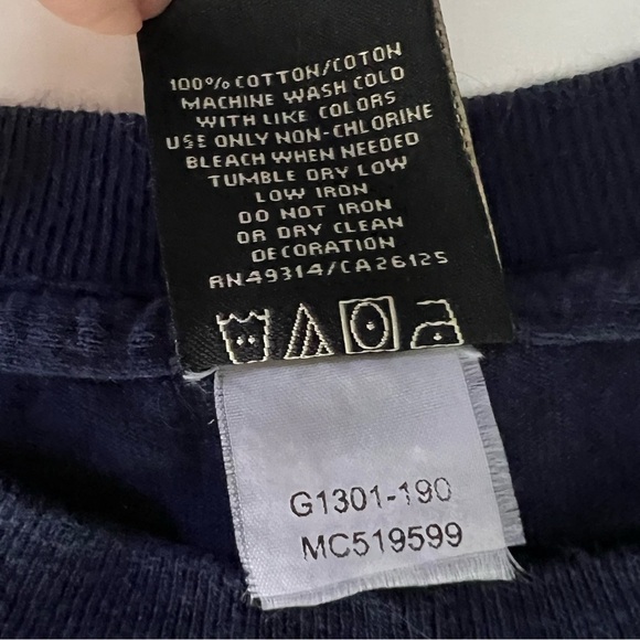 Vintage 90’s GEAR FOR SPORTS Pentagon Men’s T Shirt Sz Med Blue Short Sleeve - Picture 5 of 6